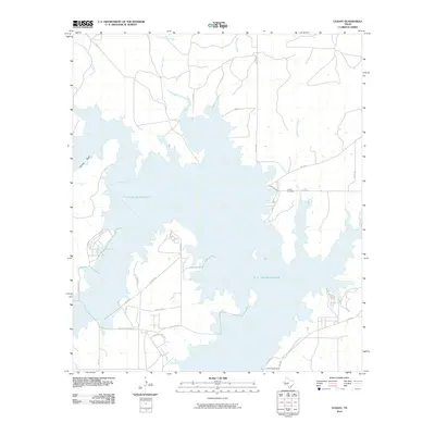 2010 Map of O.H. Ivie Reservoir, 2010 Print