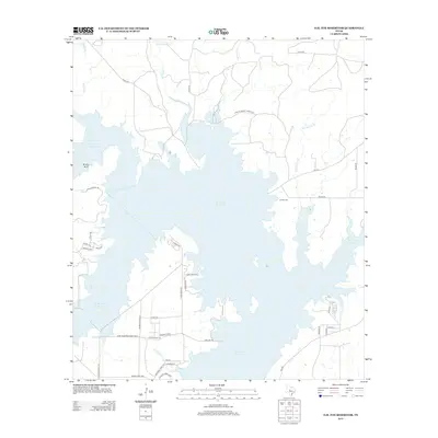 2013 Map of O.H. Ivie Reservoir, 2013 Print