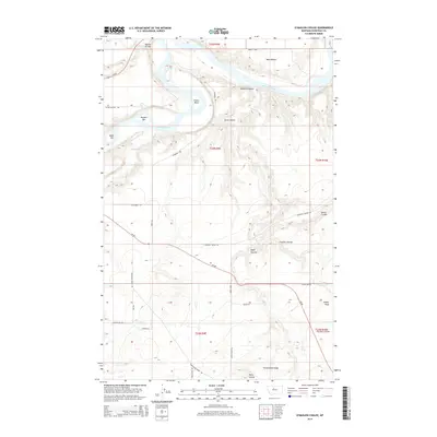 2014 Map of O'Hanlon Coulee, 2014 Print