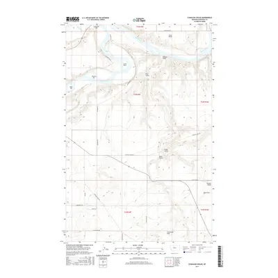 2017 Map of O'Hanlon Coulee, 2017 Print