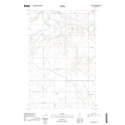 2020 Map of O'Hanlon Coulee, 2020 Print