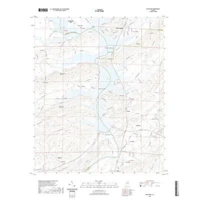 2020 Map of Ohatchee, 2020 Print