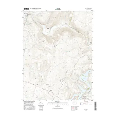 2016 Map of Ohiopyle, 2016 Print