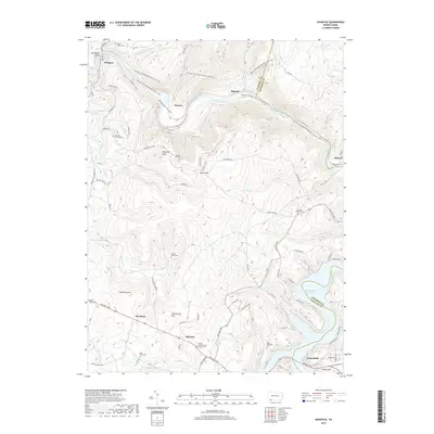2019 Map of Ohiopyle, 2019 Print