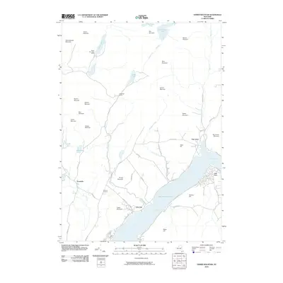 2010 Map of Ohmer Mountain, 2010 Print