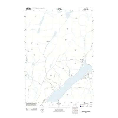 2013 Map of Ohmer Mountain, 2013 Print