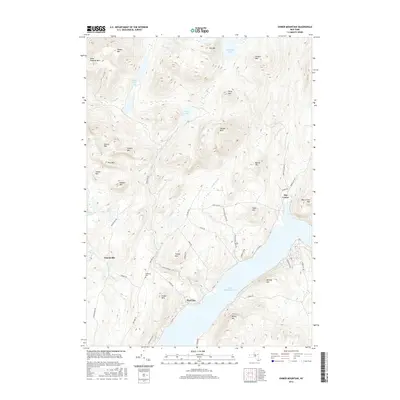 2016 Map of Ohmer Mountain, 2016 Print