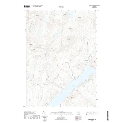 2019 Map of Ohmer Mountain, 2019 Print