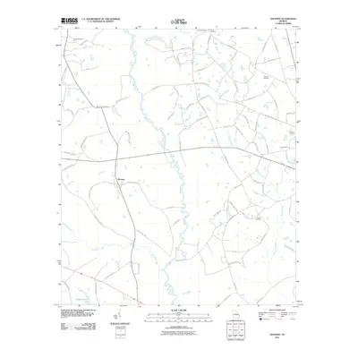 2011 Map of Ohoopee, 2011 Print