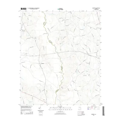 2014 Map of Ohoopee, 2014 Print
