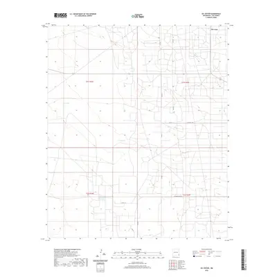 2020 Map of Oil Center, 2020 Print