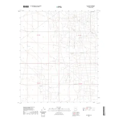2023 Map of Oil Center, 2023 Print