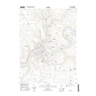 2016 Map of Oil City, 2016 Print