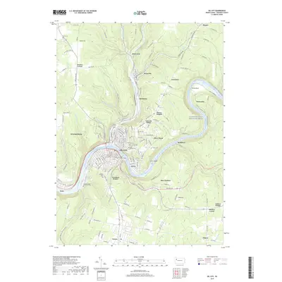 2019 Map of Oil City, 2019 Print