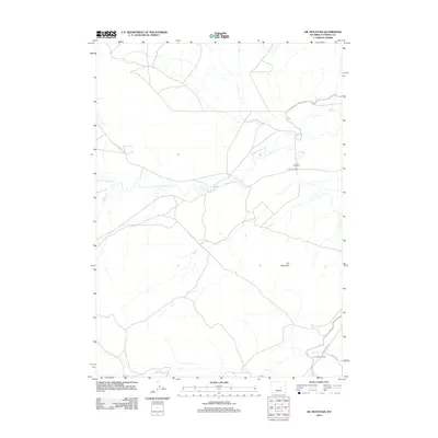 2012 Map of Oil Mountain, 2012 Print