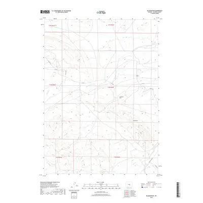 2018 Map of Oil Mountain, 2018 Print