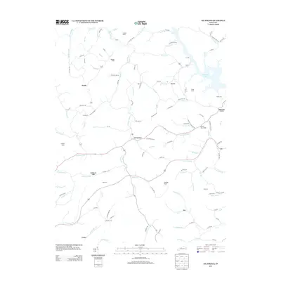 2013 Map of Oil Springs, 2013 Print