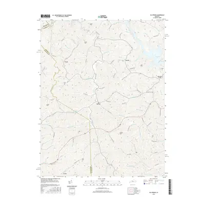 2016 Map of Oil Springs, 2016 Print