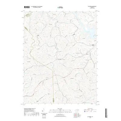 2019 Map of Oil Springs, 2019 Print