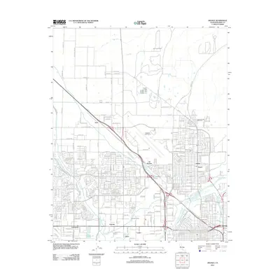2012 Map of Oildale, 2012 Print