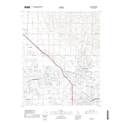 2018 Map of Oildale, 2018 Print