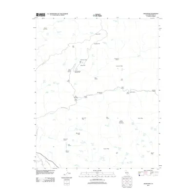 2012 Map of Oiler Peak, 2012 Print