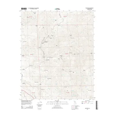 2015 Map of Oiler Peak, 2015 Print