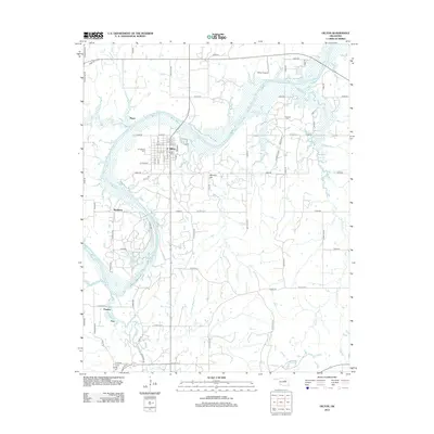 2012 Map of Oilton, 2012 Print