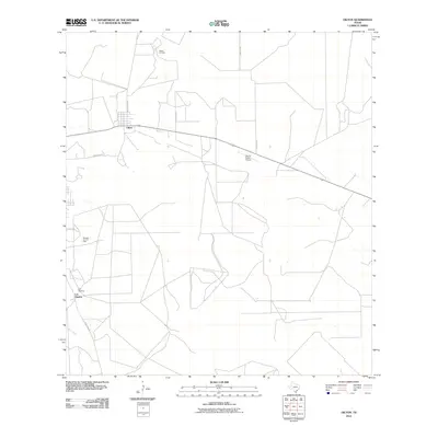 2010 Map of Oilton, 2010 Print