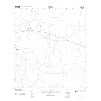 2013 Map of Oilton, 2013 Print