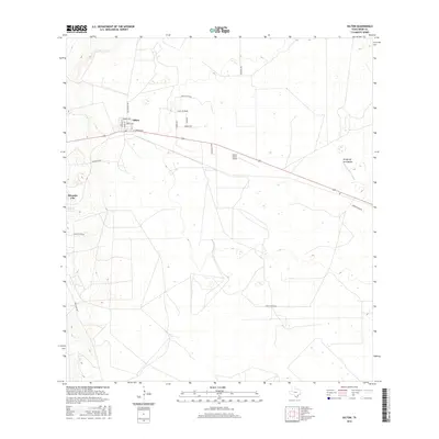 2016 Map of Oilton, 2016 Print