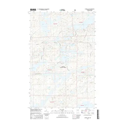 2016 Map of Ojibway Lake, 2016 Print