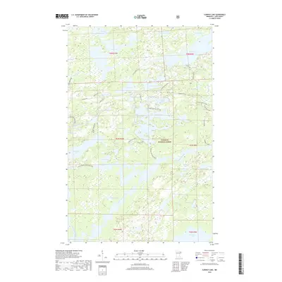 2019 Map of Ojibway Lake, 2019 Print