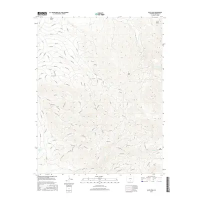 2016 Map of Ojito Peak, 2016 Print