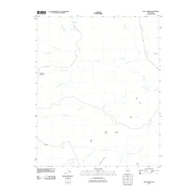 2010 Map of Ojito Spring, 2010 Print