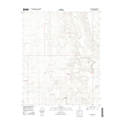 2013 Map of Ojito Spring, 2013 Print