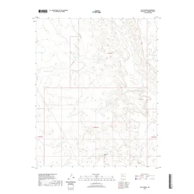2020 Map of Ojito Spring, 2020 Print