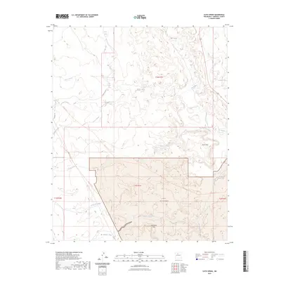 2023 Map of Ojito Spring, 2023 Print