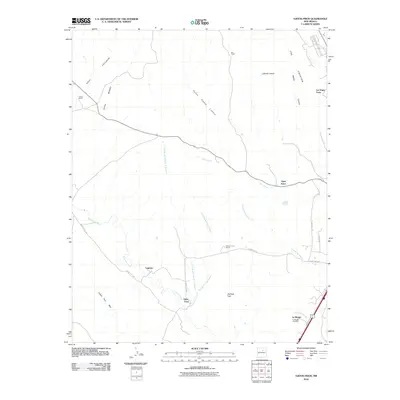 2010 Map of Ojitos Frios, 2010 Print