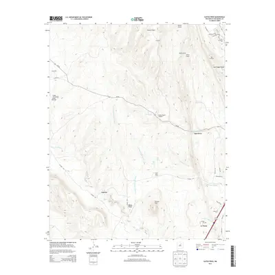 2013 Map of Ojitos Frios, 2013 Print