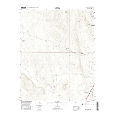 2017 Map of Ojitos Frios, 2017 Print