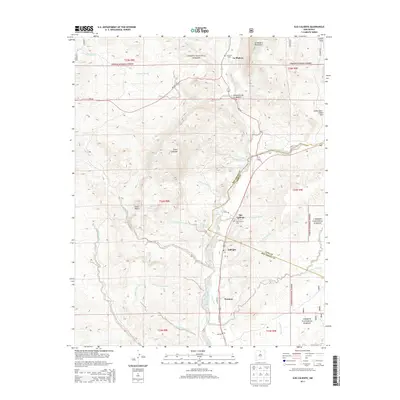 2013 Map of Ojo Caliente, 2013 Print