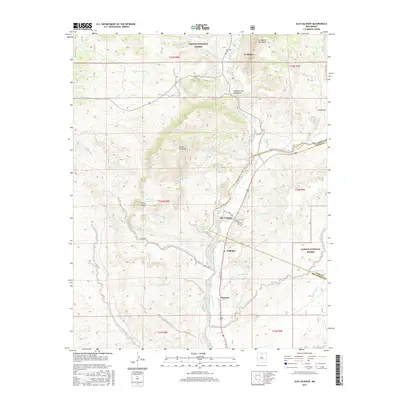 2017 Map of Ojo Caliente, 2017 Print