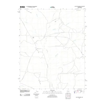 2010 Map of Ojo Encino Mesa, 2010 Print