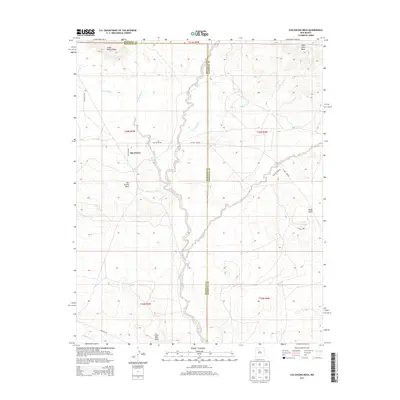 2013 Map of Ojo Encino Mesa, 2013 Print