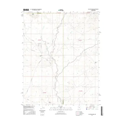 2017 Map of Ojo Encino Mesa, 2017 Print