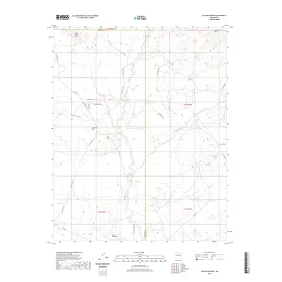 2020 Map of Ojo Encino Mesa, 2020 Print