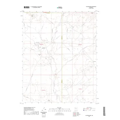 2023 Map of Ojo Encino Mesa, 2023 Print