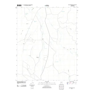 2010 Map of Ojo Hedionda, 2010 Print