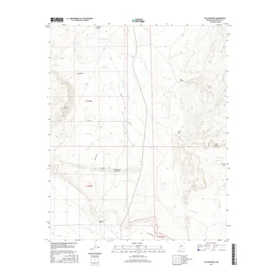 2017 Map of Ojo Hedionda, 2017 Print